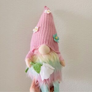🌹 Pastel Color Spring Easter Knitted Gnome